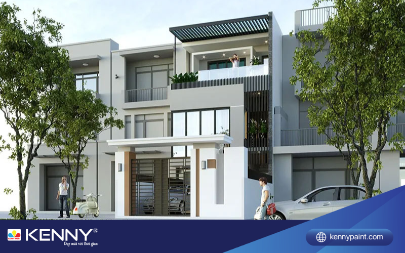 Sơn KENNY - Điểm tô ngôi nhà mơ ước Việc chú trọng vào việc sơn nhà ống 3 tầng vô cùng quan trọng