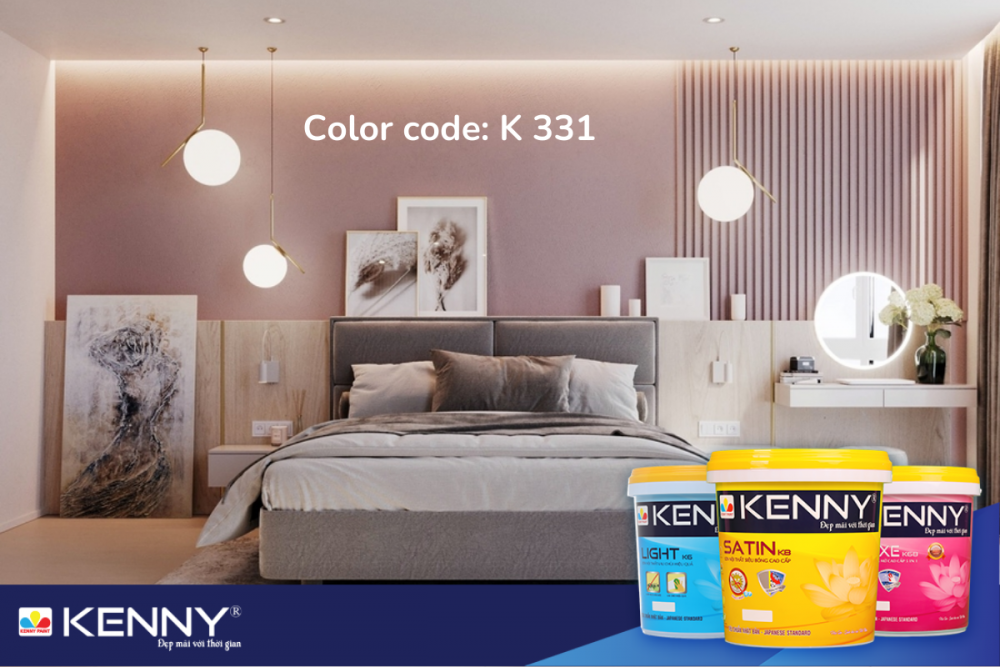 Sơn KENNY - Điểm tô ngôi nhà mơ ước son-phong-ngu-mau-hong-11