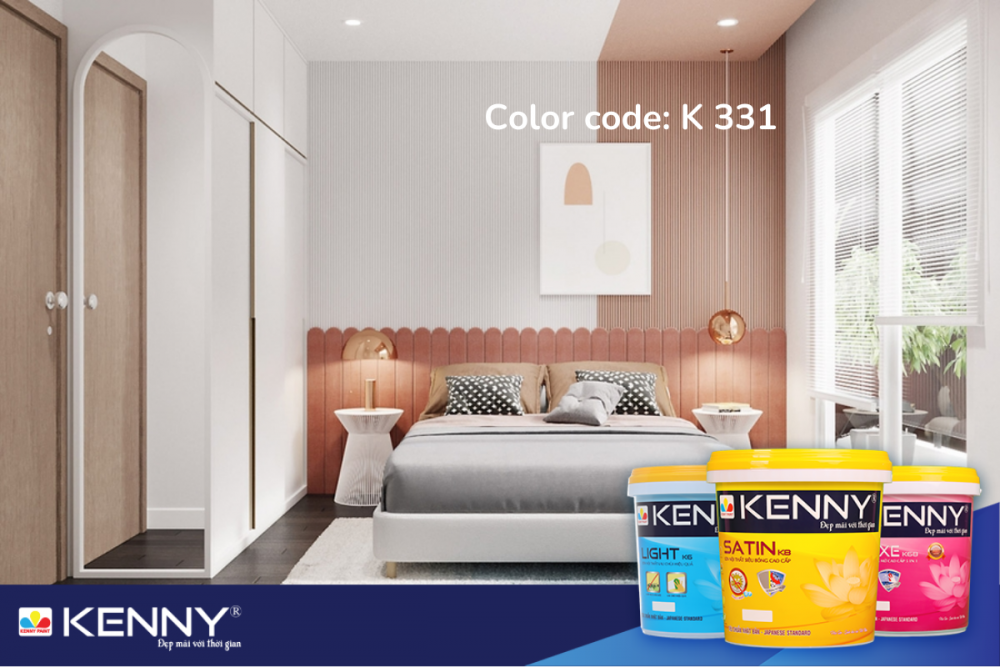Sơn KENNY - Điểm tô ngôi nhà mơ ước son-phong-ngu-mau-hong-5