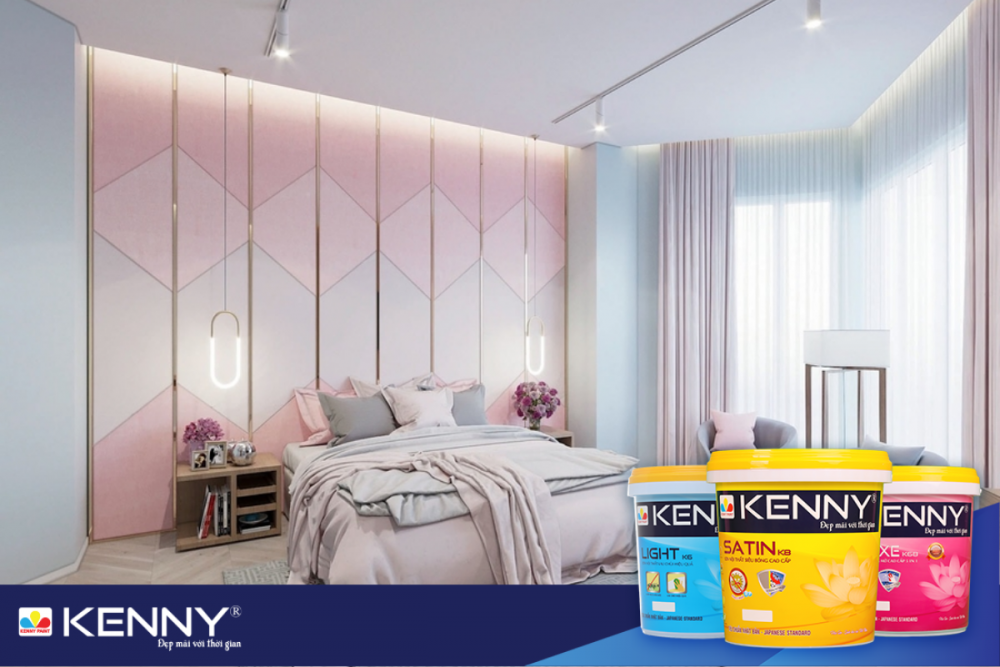 Sơn KENNY - Điểm tô ngôi nhà mơ ước son-phong-ngu-mau-hong