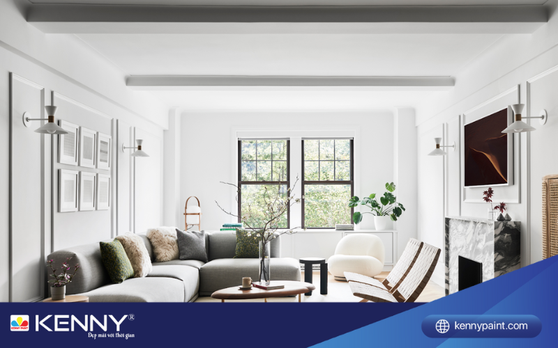 Sơn KENNY - Điểm tô ngôi nhà mơ ước son-tuong-hop-voi-mau-go-1