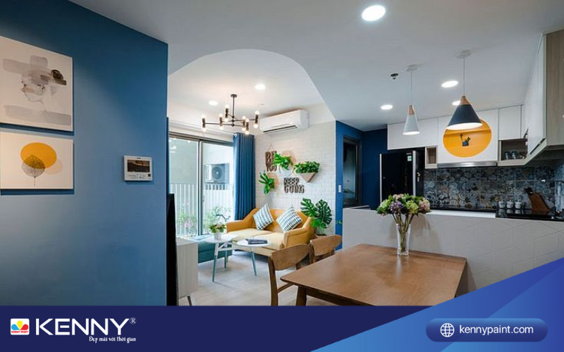 Sơn KENNY - Điểm tô ngôi nhà mơ ước son-tuong-hop-voi-mau-go-3