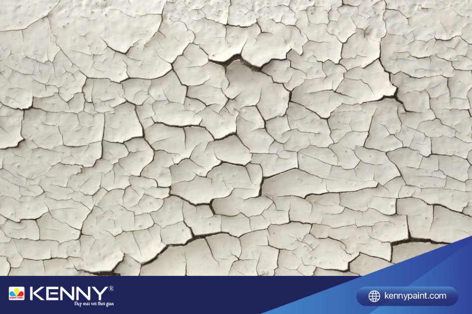 Màng sơn xuất hiện các vết nứt như da cá sấu