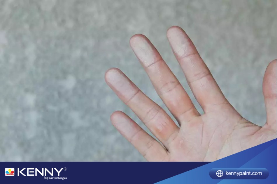 Sơn tường bị phấn hoá