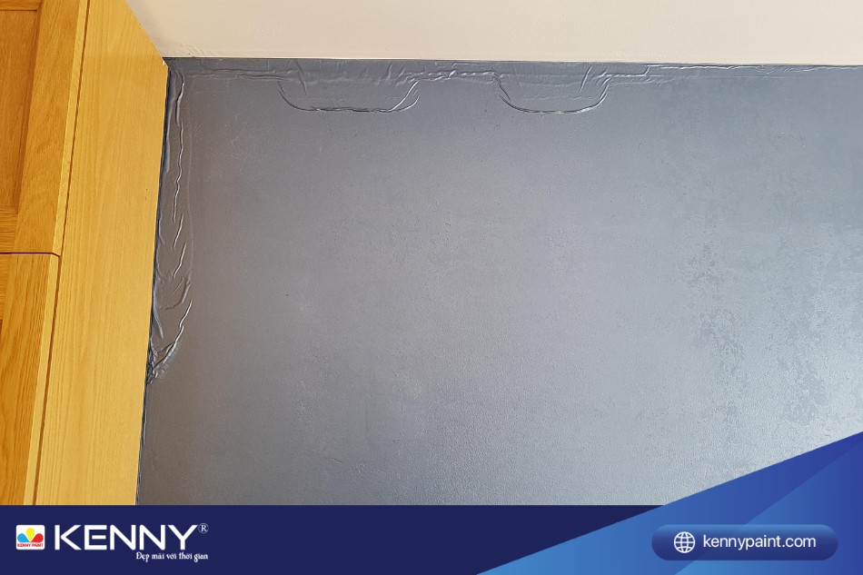 Sơn bị chảy do cách thi công sai cách hoặc chất lượng sơn kém