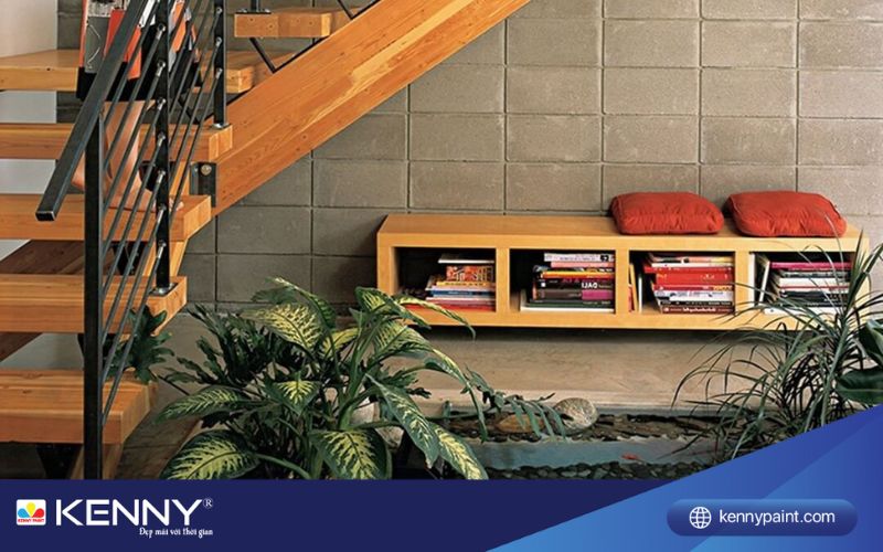 Sơn KENNY - Điểm tô ngôi nhà mơ ước tận dụng gầm cầu thang 4