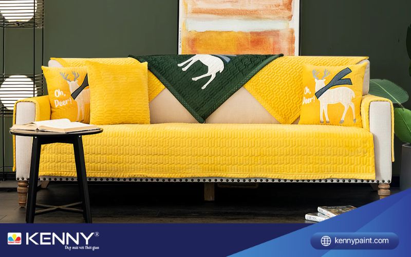 Sơn KENNY - Điểm tô ngôi nhà mơ ước thảm trải ghế sofa 1
