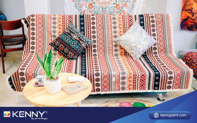 Sơn KENNY - Điểm tô ngôi nhà mơ ước thảm trải ghế sofa 2