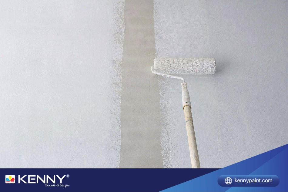 Sơn lót là bước không thể thiếu trong quy trình sơn hiệu ứng