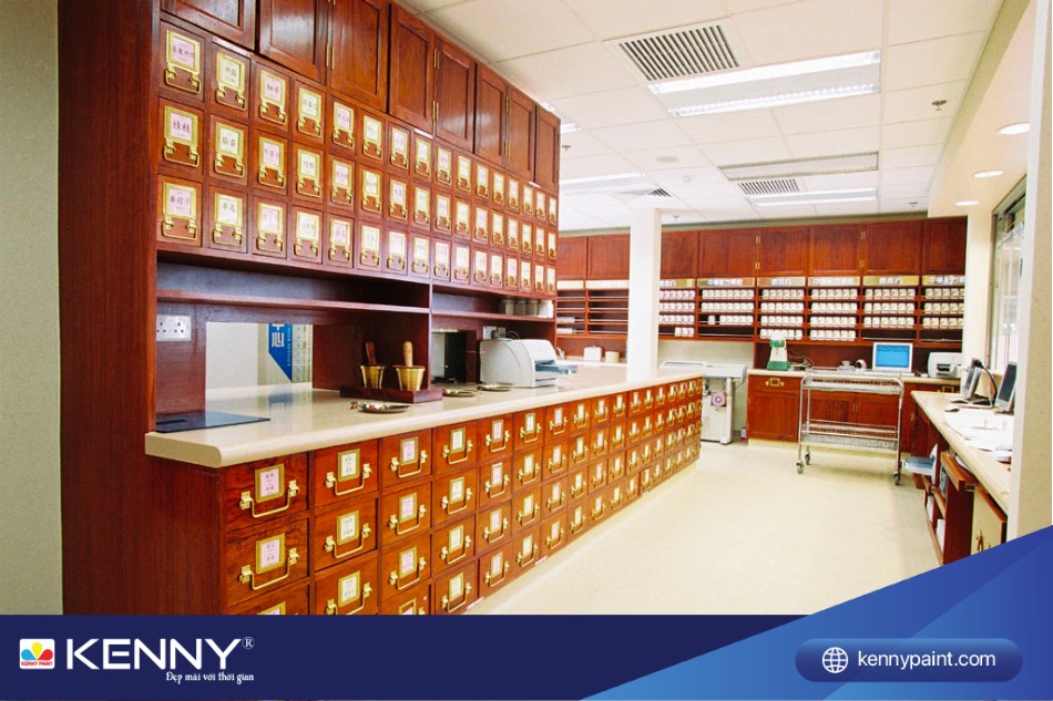 Nếu số lượng thuốc lớn, có thể thiết kế 1 khu vực riêng biệt