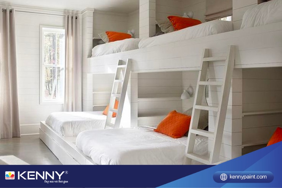 Phòng ngủ chung cho nhiều thành viên