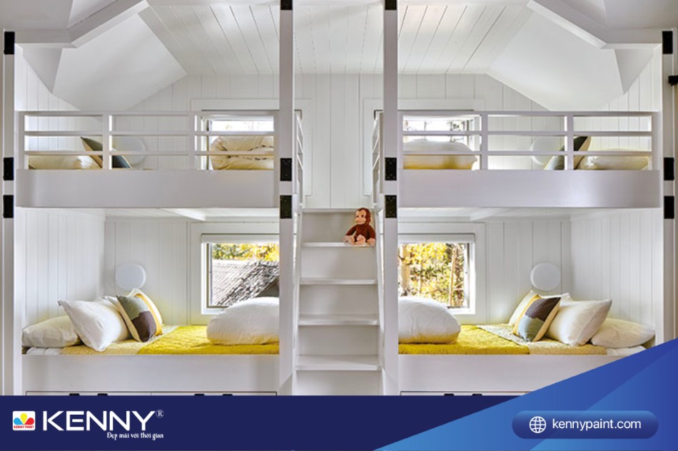 Phòng ngủ chung cho gia đình 4,5 thành viên