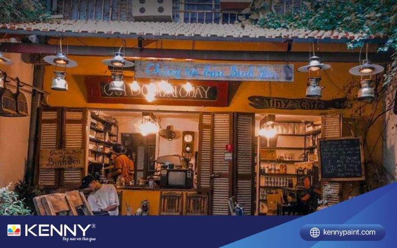 Sơn KENNY - Điểm tô ngôi nhà mơ ước thiết kế quán cà phê cóc 3