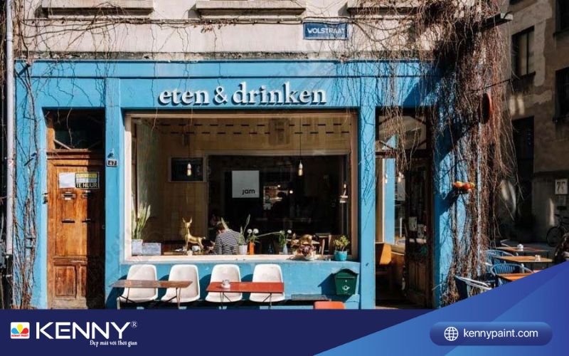 Sơn KENNY - Điểm tô ngôi nhà mơ ước thiết kế quán cà phê cóc 5