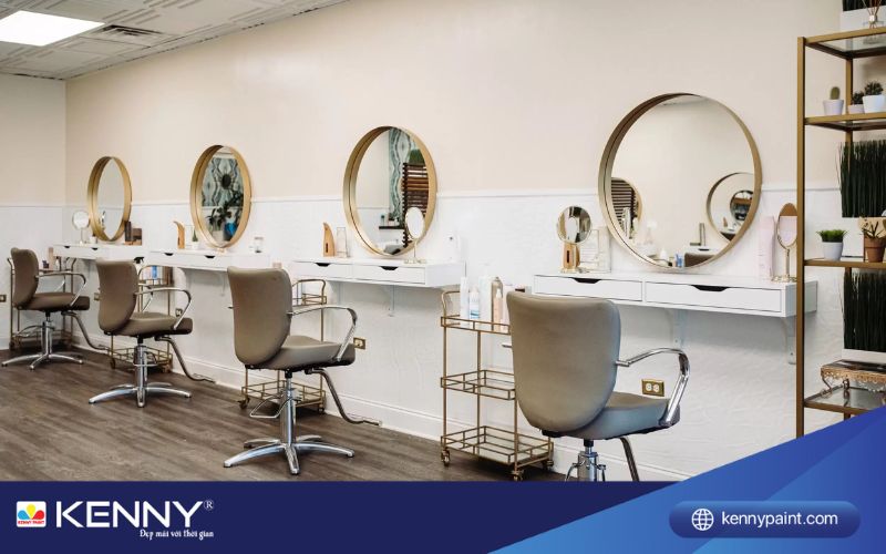 Sơn KENNY - Điểm tô ngôi nhà mơ ước thiết kế tiệm tóc 2