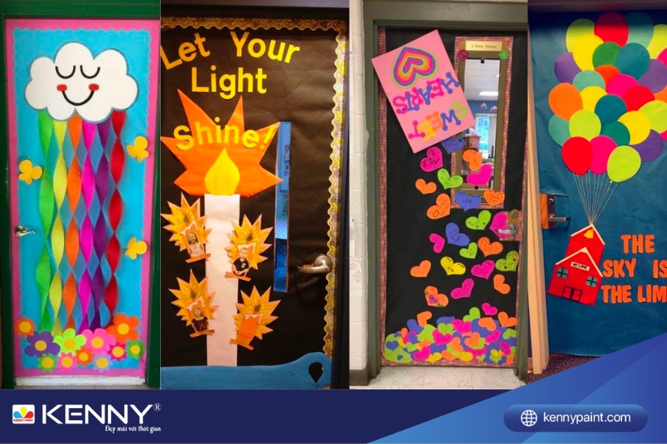 Những lưu ý trước khi trang trí cửa lớp mầm non