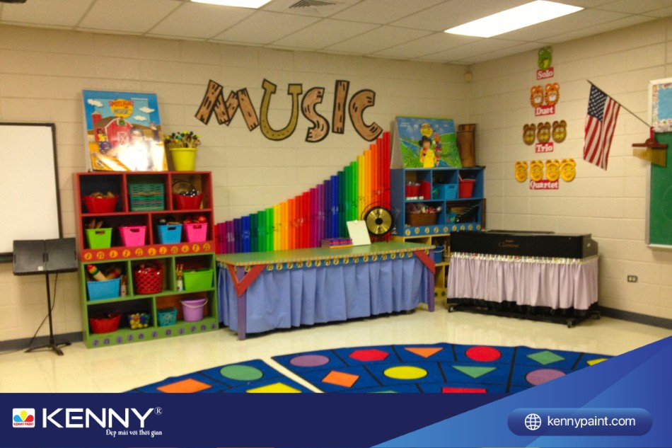 Trang trí góc âm nhạc theo hướng mở