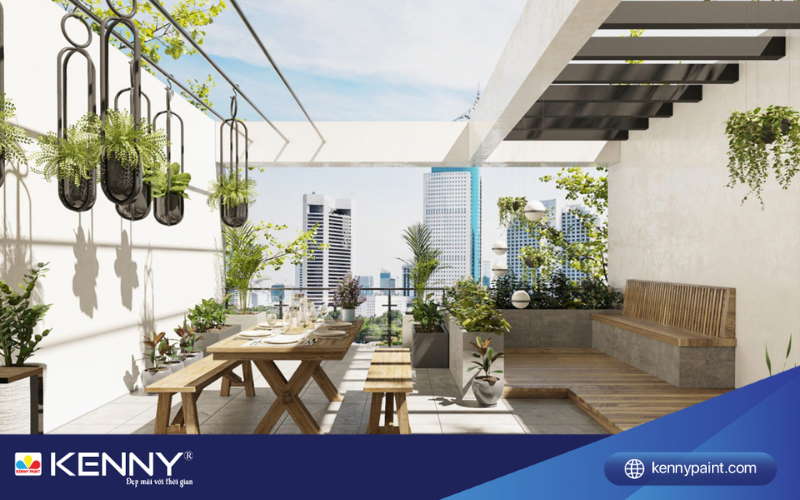 Sơn KENNY - Điểm tô ngôi nhà mơ ước trang-tri-san-thuong-1