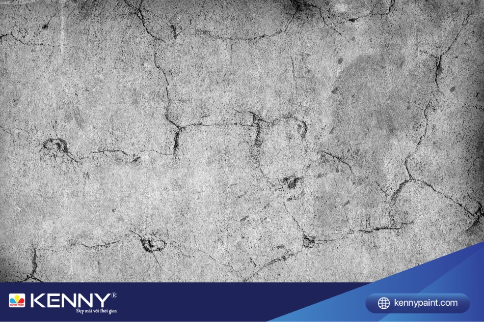 Tường xuất hiện vết nứt sẽ khiến cho lớp sơn không được hoàn thiện